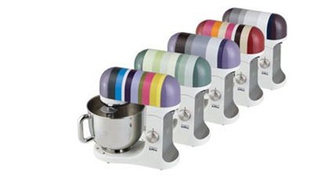 Spring Green Striped Vinyl Cover for KENWOOD CHEF Food Mixers 