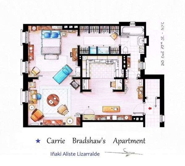 carrie-bradshaw-apartment-floorplan